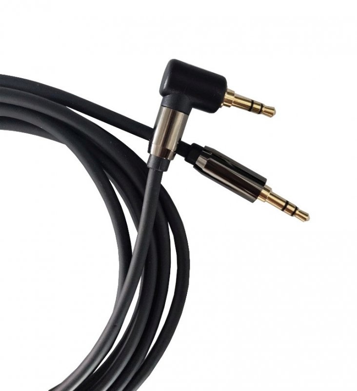 PremiumCord HQ stíněný kabel stereo Jack 3.5mm - Jack 3.5mm zahnutý 90° 1,5m - obrázek č. 7