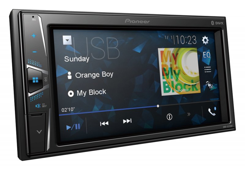 Pioneer DMH-G220BT 2DIN autorádio s LCD displejem a Bluetooth - obrázek produktu