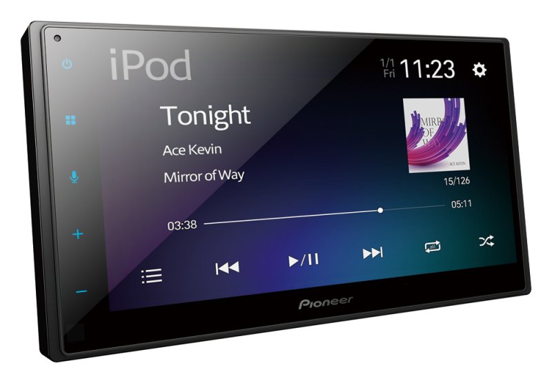 Pioneer SPH-DA160DAB autorádio 2DIN, 6,8" LCD, DAB+, CarPlay, Android Auto, Bluetooth - obrázek produktu