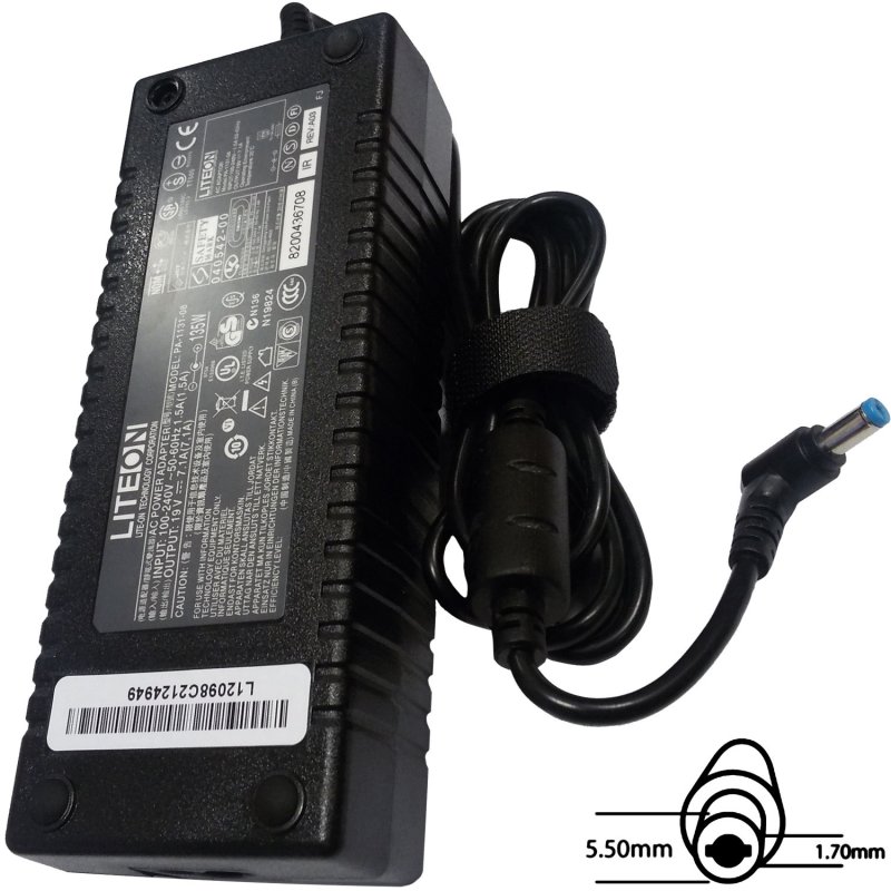 Acer orig. NTB adaptér 135W19V AC 5.5x1.7 mm (bez síťové šňůry) - obrázek produktu