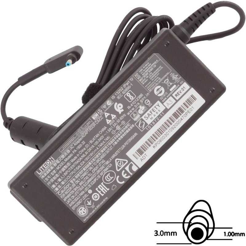 Acer orig. adaptér 90W19V (bez snury) - obrázek produktu