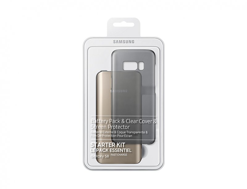 Samsung Kit (Battery Pack+ClearCover) pro S8 Black - obrázek produktu
