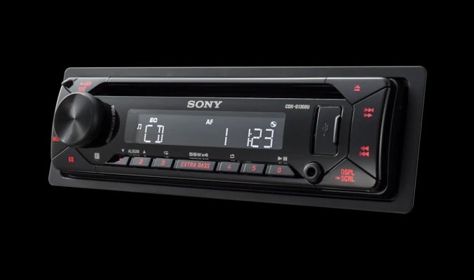 Sony autorádio s CD CDX-G1300, AUX, USB - obrázek produktu