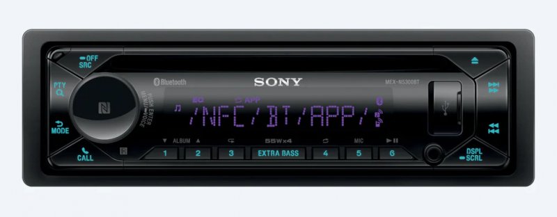 Sony přehrávač do auta MEX-N5300BT, BT, NFC,AUX,CD - obrázek č. 3