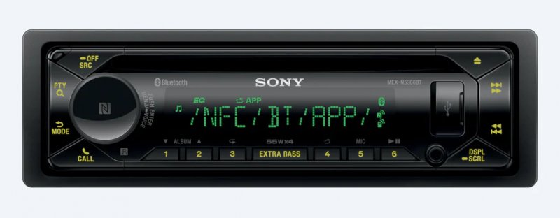 Sony přehrávač do auta MEX-N5300BT, BT, NFC,AUX,CD - obrázek č. 1