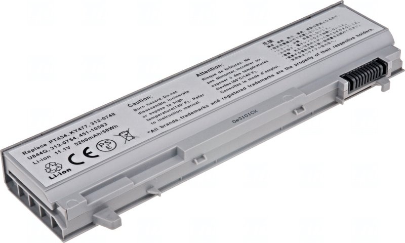 Baterie T6 Power Dell Latitude E6400, E6410, E6500, E6510, Precision M4400, 5200mAh, 58Wh, 6cell - obrázek produktu