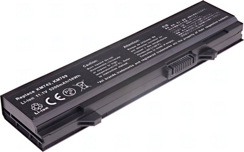 Baterie T6 Power Dell Latitude E5400, E5410, E5500, E5510, 5200mAh, 58Wh, 6cell - obrázek produktu
