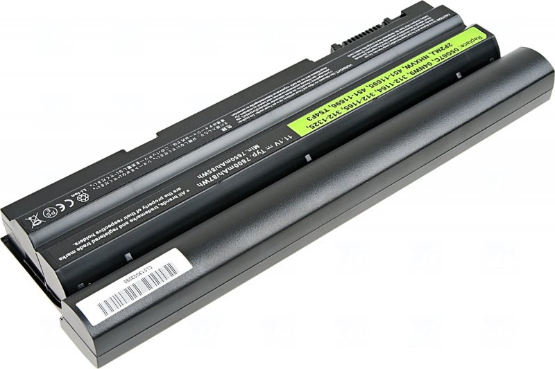 Baterie T6 Power Dell Latitude E6420, E6430, E6520, E6530, E5420, E5430, 7800mAh, 87Wh, 9cell - obrázek č. 1