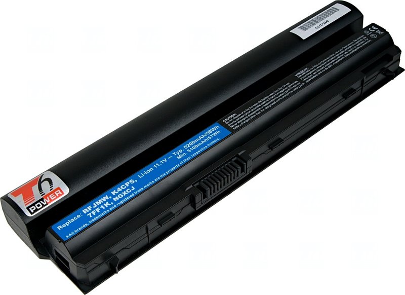 Baterie T6 power Dell Latitude E6220, E6230, E6320, E6330, E6430s, 5200mAh, 58Wh, 6cell - obrázek produktu