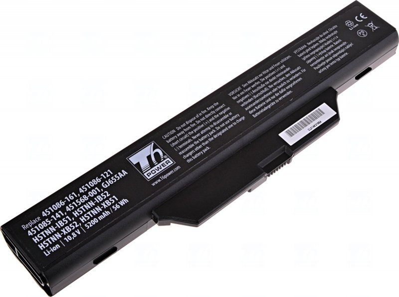 Baterie T6 Power HP Compaq 6530s, 6535s, 6720s, 6730s, 6735s, 6820s, 6830s, 5200mAh, 56Wh, 6cell - obrázek produktu