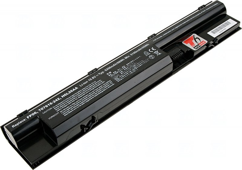 Baterie T6 Power HP ProBook 440 G1, 445 G1, 450 G1, 455 G1, 470 G1, 470 G2, 5200mAh, 56Wh, 6cell - obrázek produktu