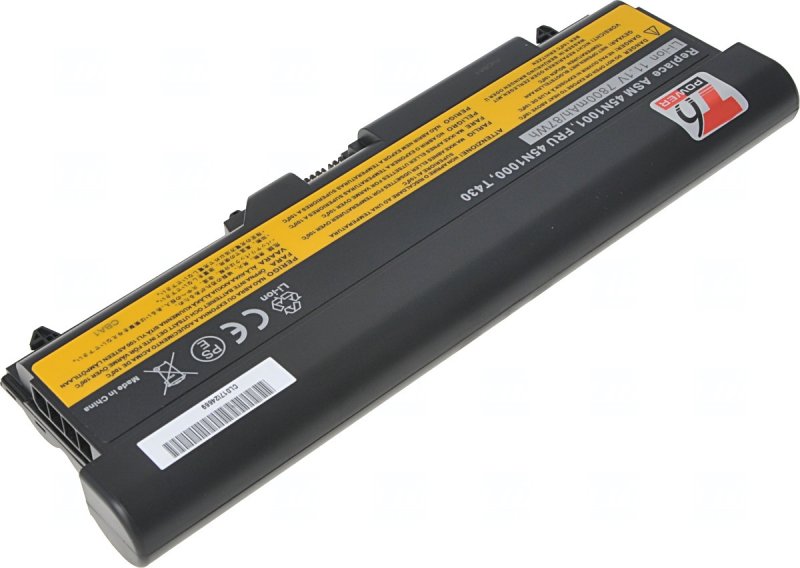 Baterie T6 Power Lenovo ThinkPad T430, T430i, T530, T530i, L430, L530, W530, 7800mAh, 87Wh, 9cell - obrázek č. 1