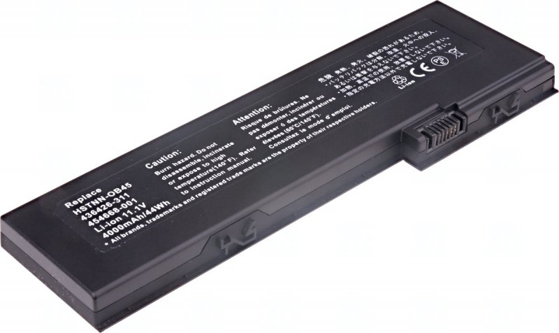 Baterie T6 power HP EliteBook 2710p, 2730p, 2740p, 2740w, 2760p, 4000mAh, 44Wh, 6cell - obrázek produktu