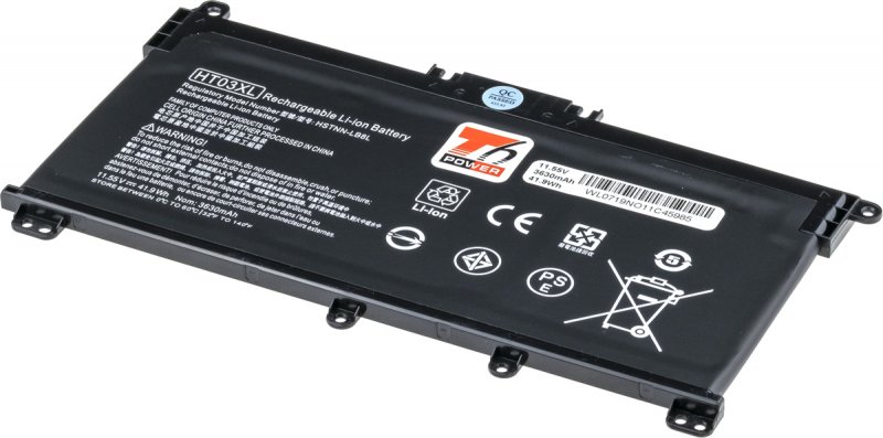 Baterie T6 Power HP 250 G7, 255 G7, 15-cs000, 15-da000, 17-by000, 3600mAh, 41Wh, 3cell, Li-pol - obrázek produktu