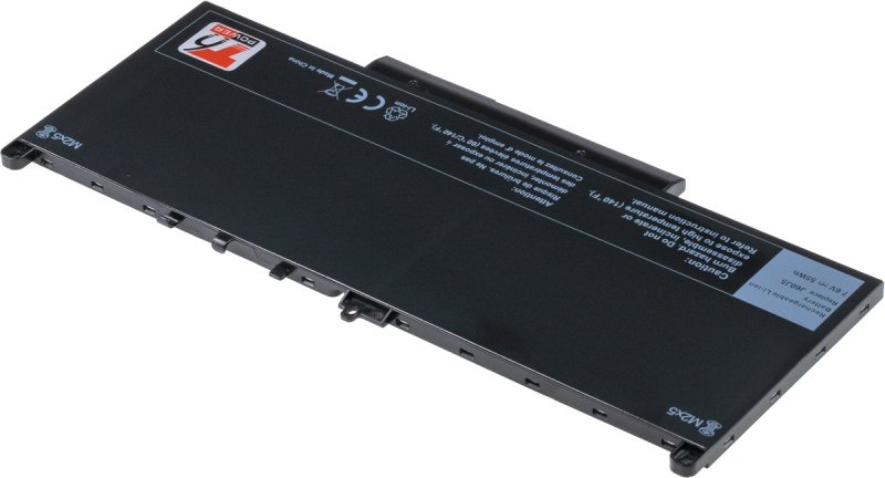 Baterie T6 Power Dell Latitude E7270, E7470, 12 E7270, 14 7470, 7200mAh, 55Wh, 4cell, Li-pol - obrázek č. 2