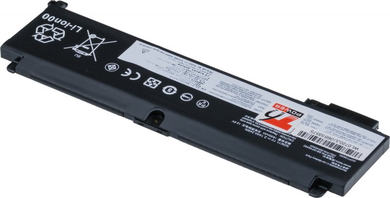 Baterie T6 Power Lenovo ThinkPad T460s, T470s, 2065mAh, 24Wh, 3cell, Li-Pol - obrázek č. 1