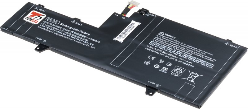 Baterie T6 Power HP EliteBook x360 1030 G2, 4900mAh, 57Wh, 3cell, Li-pol, type 1 - obrázek produktu