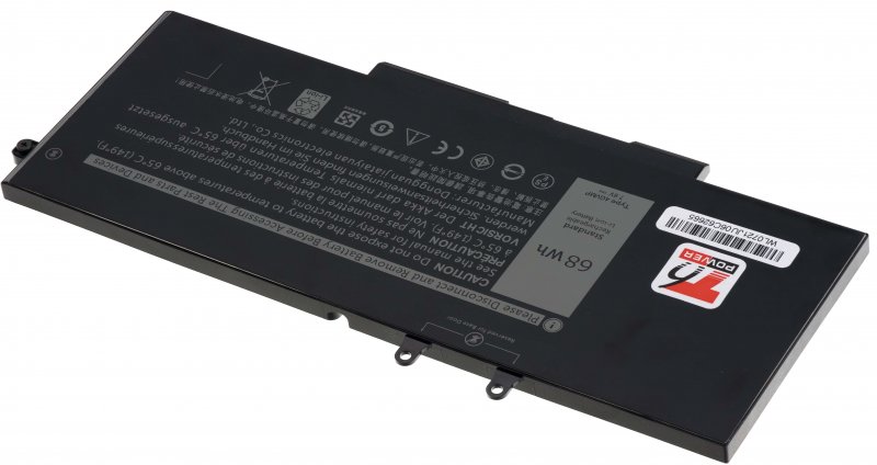 Baterie T6 Power Dell Latitude 5400, 5500, Precision 3540, 8900mAh, 68Wh, 4cell, Li-pol - obrázek č. 1