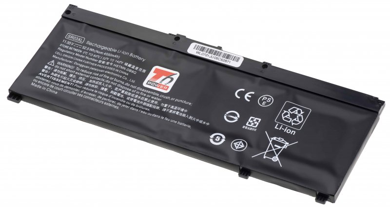Baterie T6 Power HP Pavilion Gaming 15-cx0000, 17-cd0000, 4550mAh, 52,5Wh, 3cell, Li-pol - obrázek produktu