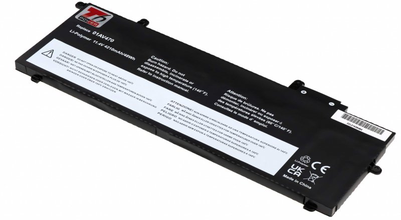 Baterie T6 Power Lenovo ThinkPad X280 serie, 4210mAh, 48Wh, 6cell, Li-Pol - obrázek produktu