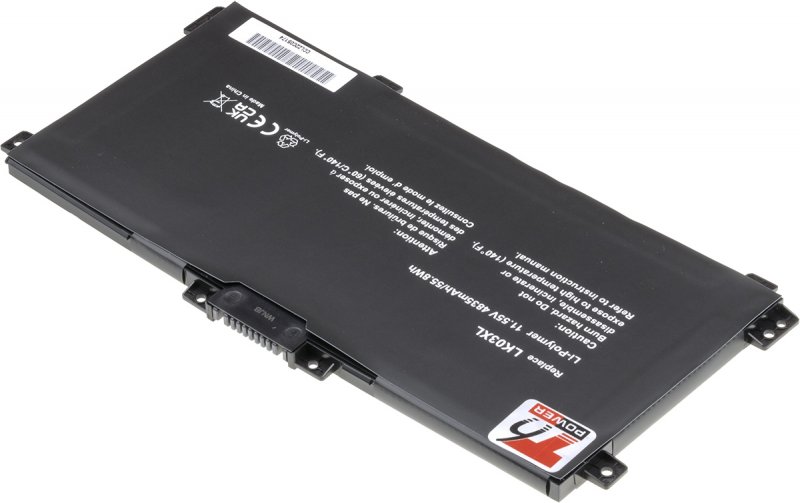 Baterie T6 Power HP Envy 15-bp000, 15-cn000, 17-ae000 x360 serie, 4835mAh, 55Wh, 3cell, Li-pol - obrázek č. 1