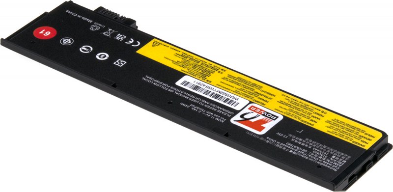 Baterie T6 Power Lenovo ThinkPad T470, T480, T570, T580, 2100mAh, 24Wh, 3cell - obrázek č. 1