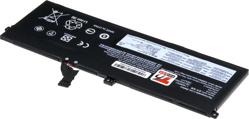 Baterie T6 Power Lenovo ThinkPad X390, X395, X13, 4190mAh, 48Wh, 3cell, Li-Pol - obrázek č. 1