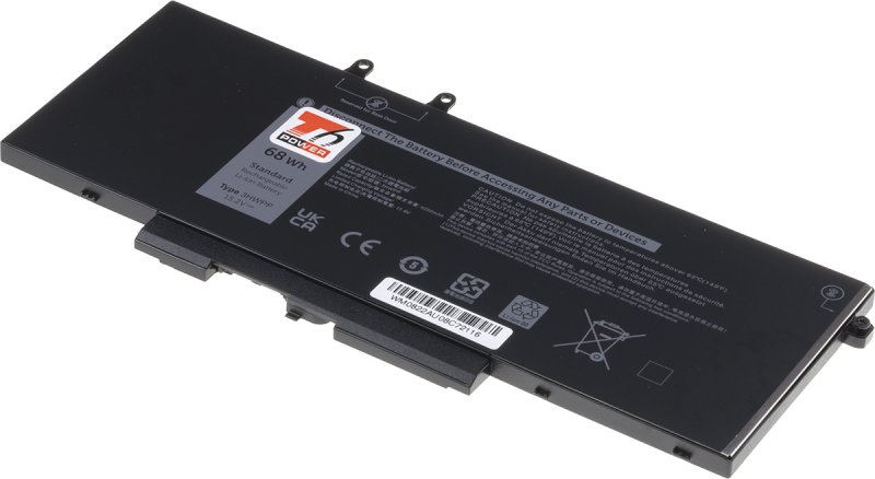 Baterie T6 Power Dell Latitude 5401, 5410, 5501, 5510, Precision 3550, 4470mAh, 68Wh, 4cell, Li-pol - obrázek produktu