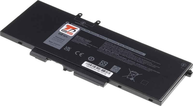 Baterie T6 Power pro Dell Latitude 5401, 5410, 5501, 5510, Precision 3550, 4470mAh, 68Wh, 4cell - obrázek produktu