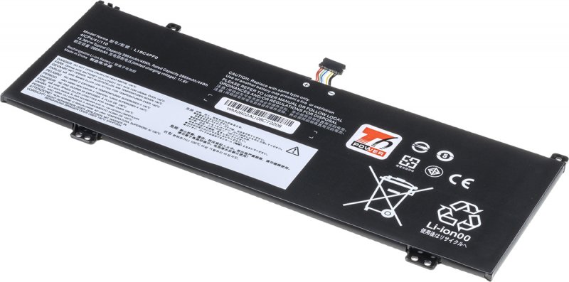 Baterie T6 Power Lenovo ThinkBook 13s, 14s, 2964mAh, 45Wh, 4cell, Li-pol - obrázek produktu