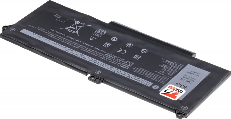 Baterie T6 Power pro Dell Latitude 5420, 5520, Precision 3560, 4100mAh, 63Wh, 4cell, Li-pol - obrázek č. 1