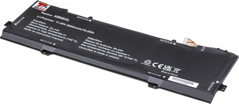 Baterie T6 Power HP Spectre 15-bl000 x360 serie, 6860mAh, 79Wh, 6cell, Li-pol - obrázek produktu