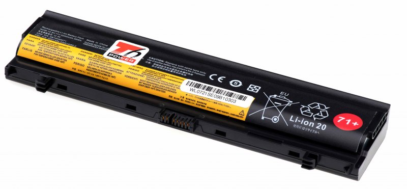 Baterie T6 Power pro Lenovo ThinkPad L560, L570, 5200mAh, 56Wh, 6cell - obrázek produktu
