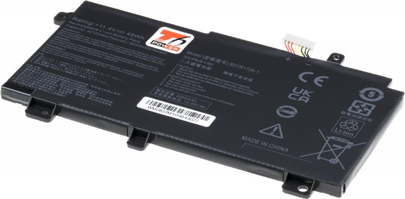 Baterie T6 Power Asus TUF FA506, FX504, FX505, FX506, FX706, 4210mAh, 48Wh, 3cell, Li-pol - obrázek produktu