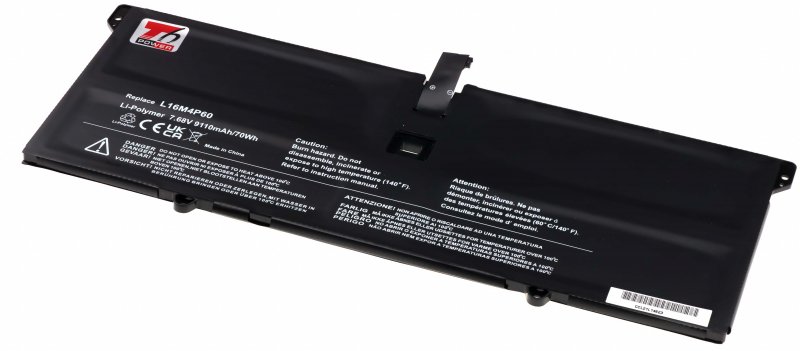 Baterie T6 Power Lenovo Yoga 920-13IKB, 9110mAh, 70Wh, 4cell, Li-pol - obrázek produktu