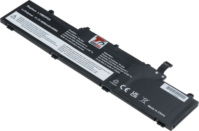 Baterie T6 Power Lenovo ThinkPad E14, E15 Gen 2, Gen 3, Gen 4, 4050mAh, 45Wh, 3cell, Li-Pol - obrázek produktu