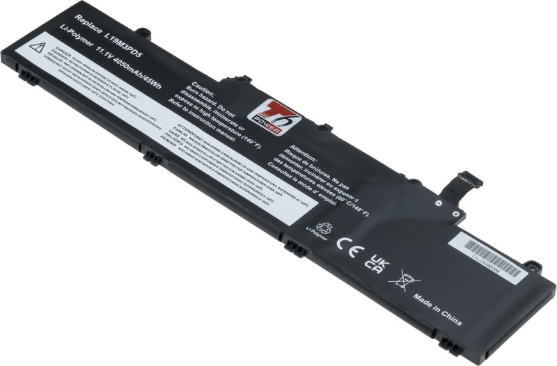Baterie T6 Power pro Lenovo ThinkPad E14, E15 Gen 2, Gen 3, Gen 4, 4050mAh, 45Wh, 3cell, Li-Pol - obrázek produktu
