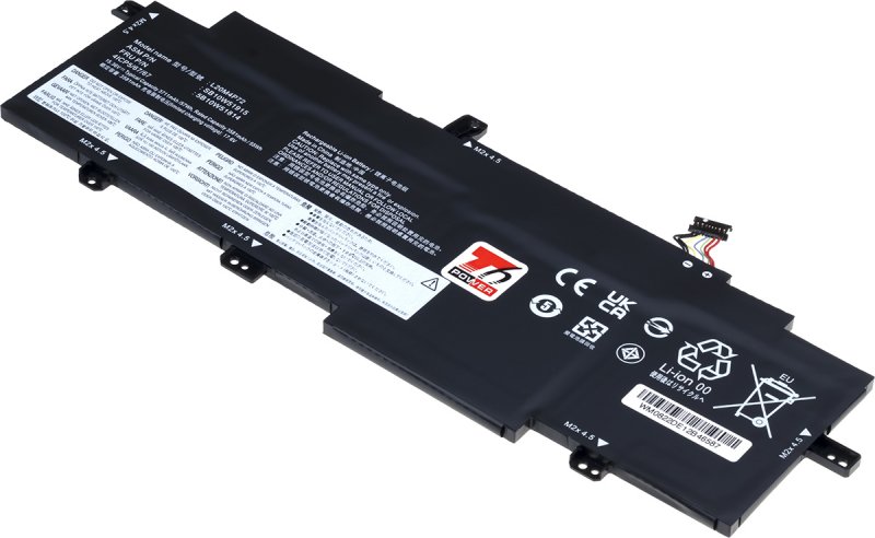 Baterie T6 Power Lenovo ThinkPad T14s Gen 2, 3711mAh, 57Wh, 4cell, Li-pol - obrázek produktu
