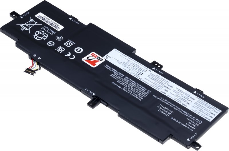 Baterie T6 Power Lenovo ThinkPad T14s Gen 2, 3711mAh, 57Wh, 4cell, Li-pol - obrázek č. 1