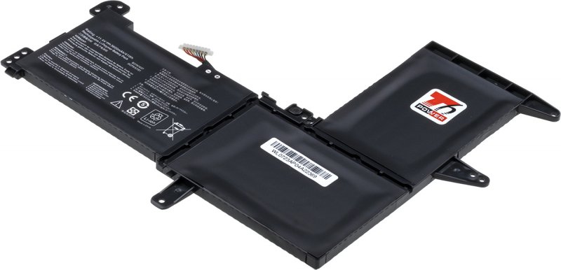 Baterie T6 Power Asus VivoBook S510U, X510U, F510U, 3600mAh, 41Wh, 3cell, Li-pol - obrázek produktu