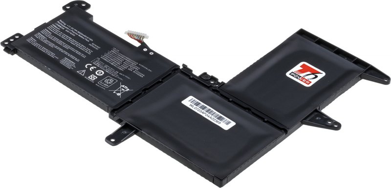Baterie T6 Power pro Asus VivoBook S510U, X510U, F510U, 3600mAh, 41Wh, 3cell, Li-pol - obrázek produktu