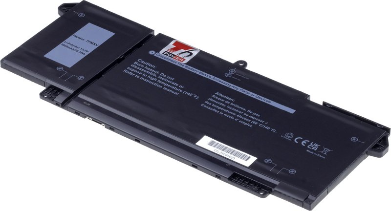 Baterie T6 Power pro Dell Latitude 5320, 7320, 7420, 7520, 3900mAh, 59Wh, 4cell, Li-pol - obrázek produktu
