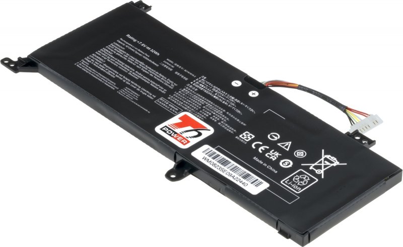 Baterie T6 Power pro Asus VivoBook A409, X409, F409, X409, X509, 4212mAh, 32Wh, 2cell, Li-pol - obrázek produktu