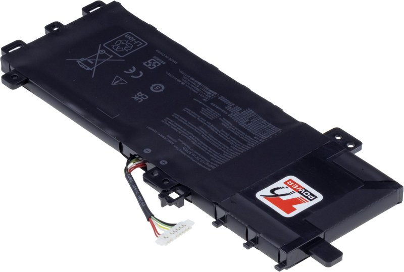Baterie T6 Power pro Asus VivoBook X512D, X512F, X512J, A512, F512, 4800mAh, 37Wh, 2cell, Li-pol - obrázek č. 1