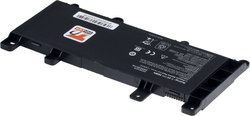 Baterie T6 Power pro Asus X756U, F756U, R753U, 5135mAh, 38Wh, 2cell, Li-pol - obrázek č. 1