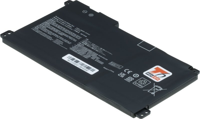 Baterie T6 Power pro Asus VivoBook E510MA, L510MA, R522MA, 3640mAh, 42Wh, 3cell, Li-poly - obrázek produktu