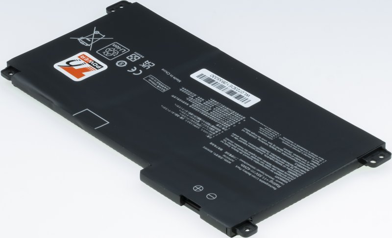 Baterie T6 Power pro Asus VivoBook E510MA, L510MA, R522MA, 3640mAh, 42Wh, 3cell, Li-poly - obrázek č. 1