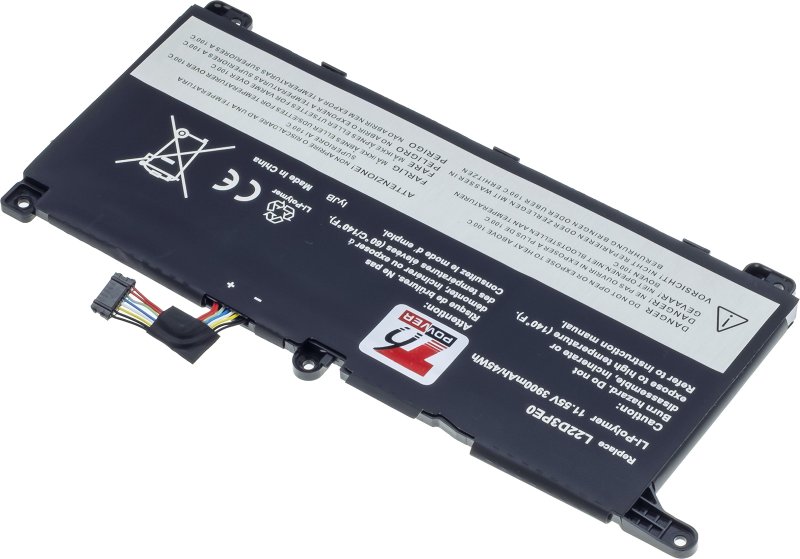 Baterie T6 Power pro Lenovo ThinkBook 14 G6, 14 G7, 16 G6, 16 G7, 3900mAh, 45Wh, 3cell, Li-pol - obrázek č. 1