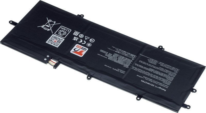 Baterie T6 Power pro Asus ZenBook Flip UX360UA, 4940mAh, 57Wh, 3cell, Li-pol - obrázek č. 1