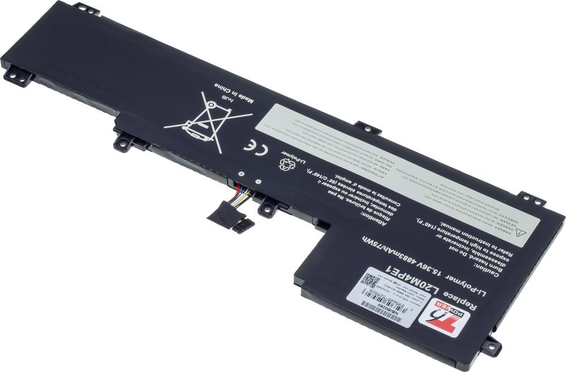 Baterie T6 Power pro Lenovo Yoga Slim 7 Pro 16ACH6, IdeaPad 5 Pro-16ACH6, 4883mAh, 75Wh, 4cell - obrázek č. 1